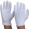 Gloves Interlock Poly/Cotton Liners, Men White 