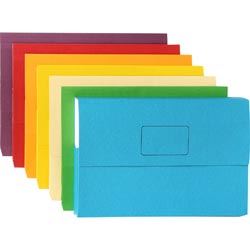 Marbig Slimpick Wallet Bright Foolscap Light Blue Pk10