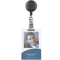 Retractable Card Holder With Strap 