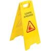 Safety Sign Cleaning In Progress Yellow 