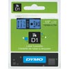Dymo D1 Label Cassette 12mmx7M -Black On Blue