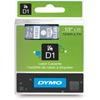 Dymo D1 Label Cassette 12mmx7M -White On Clear