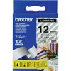 Brother Tze131 Ptouch Tape 12mmx8M Black On Clear Tape