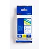 Brother Tze223 Ptouch Tape 9mmx8Mt Blue On White Tape
