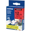 Brother Tze431 Ptouch Tape 12mmx8M Black On Red Tape