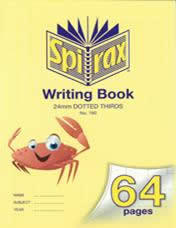 Writing Bok 64 page 335X245 24mm Spirax 