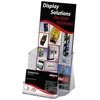 Brochure Holder Dl Deflecto Clear With Business Card Holder 