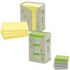 654Rty Post It Tower 100% Recycled 76X78 Yellow 