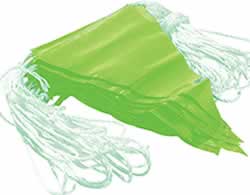 PVC Bunting Flag Line 30m Fluoro Green