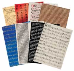 Manuscripts Pattern Paper