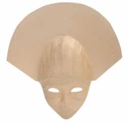 Papier Mache Headdress Face Mask