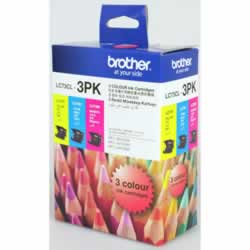 BROTHER LC73CL VALUE INKJET PKColour Pk Cyan Magenta Yellow