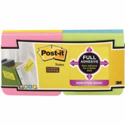 POST-IT SUPER STICKY NOTES F330-12SSAU Full Adhesive Pack of 12