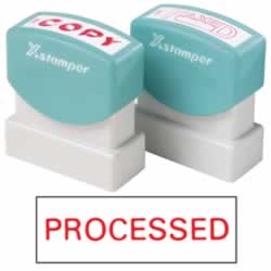 XSTAMPER -1 COLOUR -TITLES P-Q1314 Processed Red