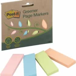 POST-IT PAGEMARKERSGreener Page MarkersPack of 5
