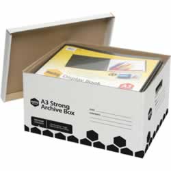 MARBIG ARCHIVE BOXA3 White 100% Recycled