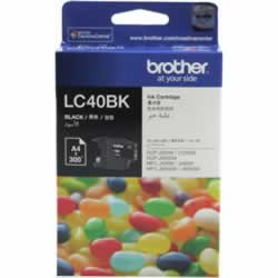 BROTHER LC40 INK CARTBlack 300Pg