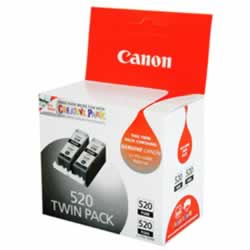 CANON PGI-520BK INK TANKTwin Pack, Black