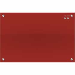QUARTET INFINITY GLASS BOARD 895x635mm Red Office Series