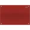 QUARTET INFINITY GLASS BOARD 895x635mm Red Office Series