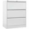 Go Lateral Filing Cabinet 3 Dr White Satin H1016Xw900Xd470mm