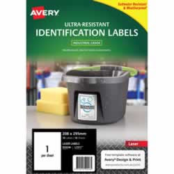 Avery 959246 Ultra Heavy DutyIndustrial Labels WhiteL7917