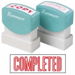XSTAMPER -1 COLOUR -TITLES A-C1026 Completed Red