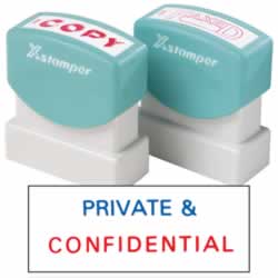 XSTAMPER - 2 COLOUR 2010 Private & Confidential Re 