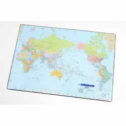 CUMBERLAND MAP DESK MATS440x630mm Map of The World