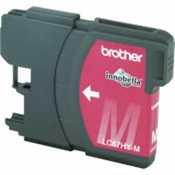 BROTHER LC67HYC INK CARTRIDGEInkjet High Yield - Magenta