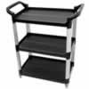 COMPASS  3 SHELF UTILITY CART Small  BlackAssembly required