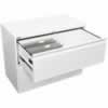 Go Lateral Filing Cabinet 2 Dr White Satin H705Xw900Xd470mm