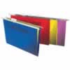 CRYSTALFILE COLOURS SUSP FILES Enviro F/C Complete Red Pack of 10