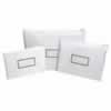 CUMBERLAND COURIER BAGS Self Adh Flap 225x335mm Wht Pack of 50