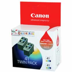 CANON CL41 TWIN COLOUR INK CARCL41-TWIN