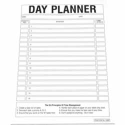 QUILL A4 PLANNER PADS Day Planner 50lf 