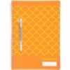 COLOURHIDE POLYPROP NOTEBOOKS A4 120Pg Orange Scales Designer Series