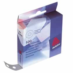 AVERY RING REINFORCEMENTS Vinyl 14mm Clear Pack of 500