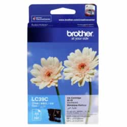 BROTHER LC39C INK CARTRIDGECyan 260Pg