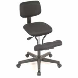 QDOS KNEELING CHAIRBlack With Back Support