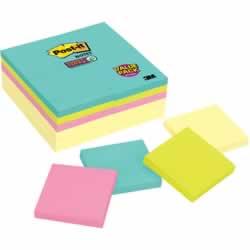 POST-IT MIAMI 654-23SSCYM Super Sticky Notes-75mmx75mm Pack of 24, 90 Sheets/Pack