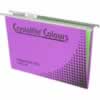CRYSTALFILE COLOURS SUSP FILES Enviro F/C Purple Pack of 10