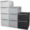 STEELCO FILING CABINET2 Drawer Graphite Ripple