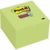 POST-IT 654-5SSLE Lime Super Sticky Pack - 76mmx76mm 