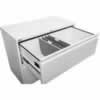 GO LATERAL FILING CABINET 2 DR Silver Grey H705xW900xD470mm Furnx