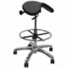 WERK EXR HIGH SADDLE CHAIRBlack With Foot Ring