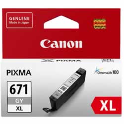 CANON CLI671XLGY INK CARTRIDGEGrey Extra Large