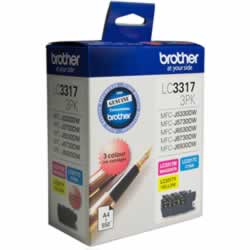 BROTHER LC3317 INKJET CARTColour Value Pack
