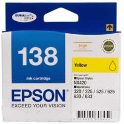 EPSON C13T138492 INK CARTRIDGEHi Capacity Yellow