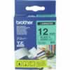 BROTHER TZE731 PTOUCH TAPE 12MMx8M Black on Green Tape 